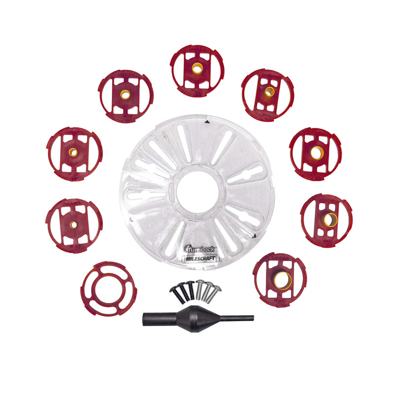 TurnLOCK Base Plate and Template Guide Bushing Set 1201